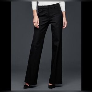 Gap bi stretch flare black stretchy pants 90s y2k minimalist size 8 Reg